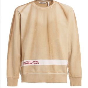 Helmut Lang Strange Days beige sweatshirt M